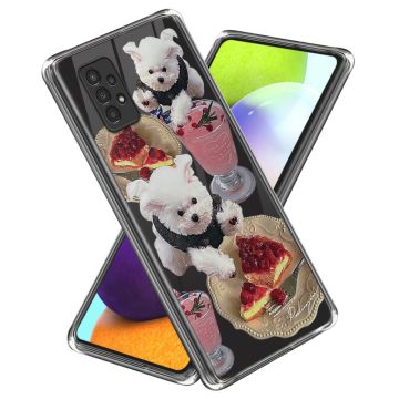 Deco Samsung Galaxy A13 4G Etui - Hund / Dessert