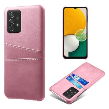 Dual Card Etui Samsung Galaxy A73 - Rose Gull