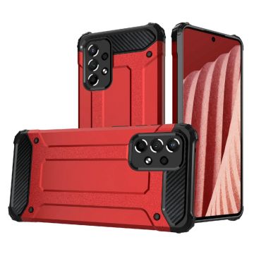 Armour Guard Etui Samsung Galaxy A73 - Rød