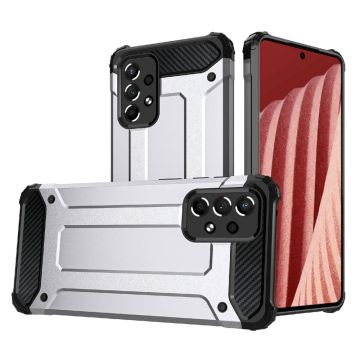 Armour Guard Etui Samsung Galaxy A73 - Sølv