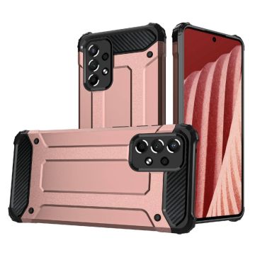 Armour Guard Etui Samsung Galaxy A73 - Rose Gull