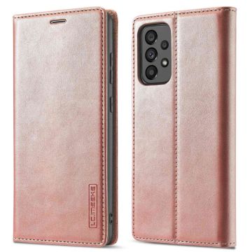 LC.IMEEKE Samsung Galaxy A73 flip etui - Rosa