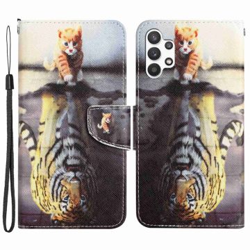 Wonderland Samsung Galaxy A04s / A13 5g / A13 4g Flippetui - Tiger