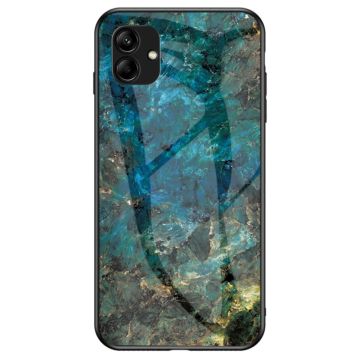 Fantasy Marble Samsung Galaxy A04 Deksel - Smaragd Klinkekule