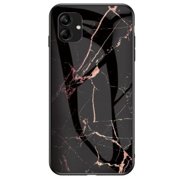 Fantasy Marble Samsung Galaxy A04 Deksel - Gold Svart Klinkekule