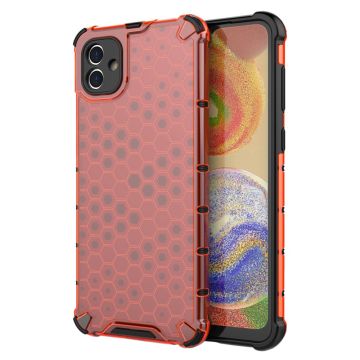 Bofink Honeycomb Samsung Galaxy A04 Etui - Rød