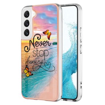 Marble Samsung Galaxy S23 Etui - Never Stop Dreaming