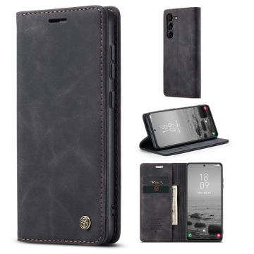 CaseMe Samsung Galaxy S23 Vintage Etui - Svart