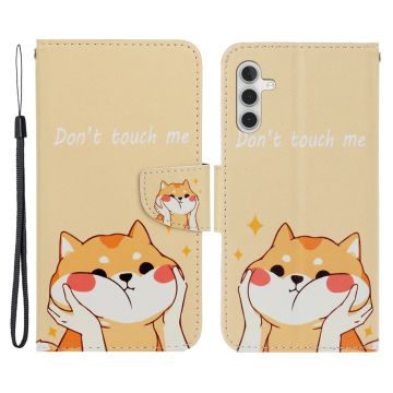 Wonderland Samsung Galaxy A54 Flippetui - Shiba Hund