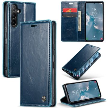 CaseMe Samsung Galaxy A54 Smooth Etui - Blå