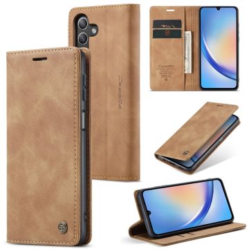 CaseMe Samsung Galaxy A24 4G Vintage Etui - Brun