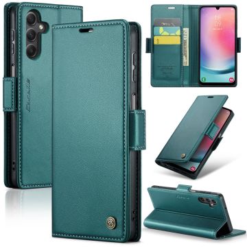 CaseMe Samsung Galaxy A24 4G Smooth Etui - Grønn