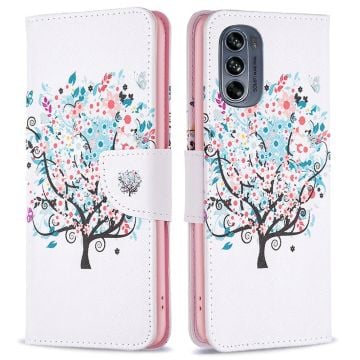 Wonderland Motorola Moto G62 5g Flippetui - Blomst Tre