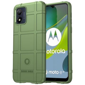 Rugged Shield Etui Motorola Moto E13 - Grønn