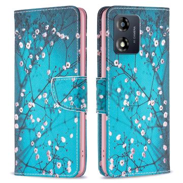 Wonderland Motorola Moto E13 Flippetui - Plum Blossom