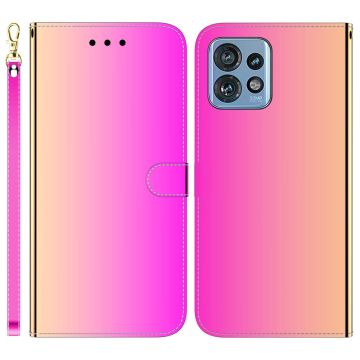 Mirror Motorola Edge Plus (2023) / Edge 40 Pro / Moto X40 Flippetui - Rose