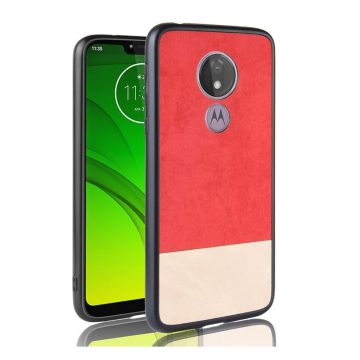 Motorola Moto G7 spille bi-farge combo deksel  - Rød