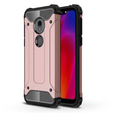 Armor Guard Motorola Moto G7 Play deksel - Rose Gold