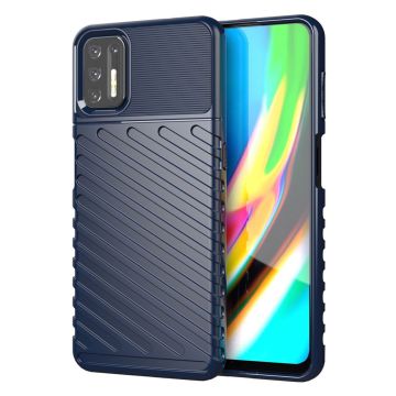 Thunder Motorola Moto G9 Plus Etui - Blå