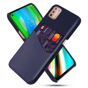 Bofink Motorola Moto G9 Plus Card Deksel - Blå