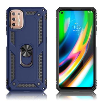 Bofink Combat Motorola Moto G9 Plus Etui - Blå