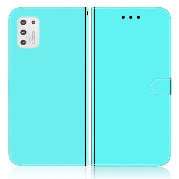 Mirror Motorola Moto G Stylus (2021) Flippetui - Cyan