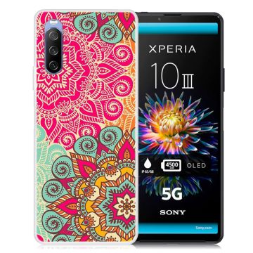 Deco Sony Xperia 10 III Etui - Court Blomst