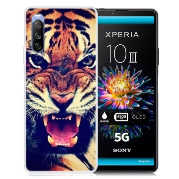 Deco Sony Xperia 10 III Etui - Tiger