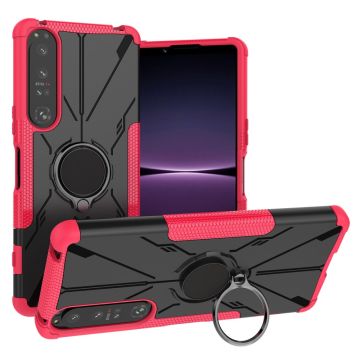 Kickstand-deksel med magnetisk ark for Sony Xperia 1 IV - Rose