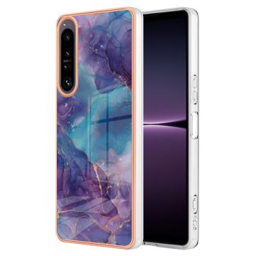 Marble Sony Xperia 1 IV Etui - Lilla