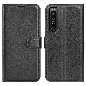 Classic Sony Xperia 1 IV flip etui - Svart