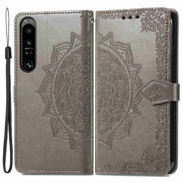 Mandala Sony Xperia 1 Iv Flippetui - Grå