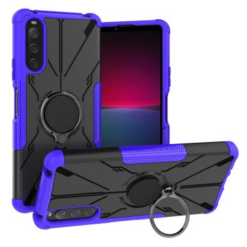 Kickstand-deksel med magnetisk ark for Sony Xperia 10 IV - Lilla