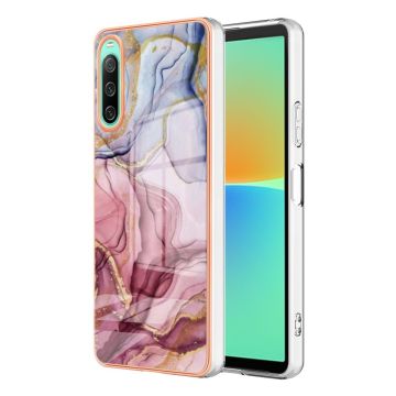 Marble Sony Xperia 10 IV Etui - Rose Gull