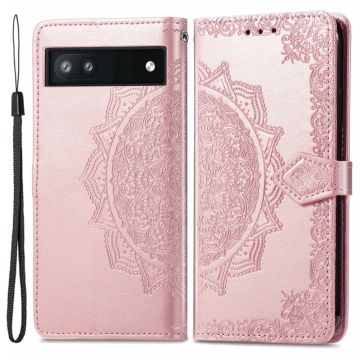 Mandala Google Pixel 6a Flippetui - Rose Gull