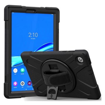 Lenovo Tab M10 FHD Plus 360°-sving Silikon Etui - Svart