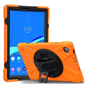 Lenovo Tab M10 FHD Plus 360°-sving Silikon Etui - Oransje