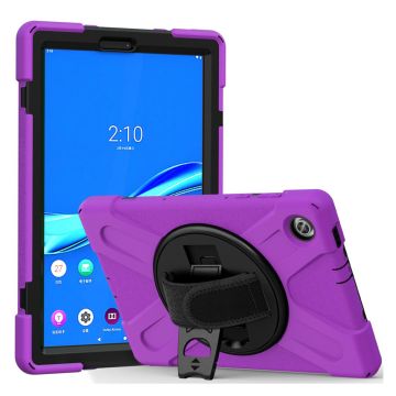 Lenovo Tab M10 FHD Plus 360°-sving Silikon Etui - Lilla