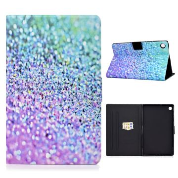 Lenovo Tab M10 FHD Plus Cool Mønster Lær Flippetui - Glittery Element