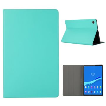 Lenovo Tab M10 FHD Plus Simple Lær Flippetui - Cyan