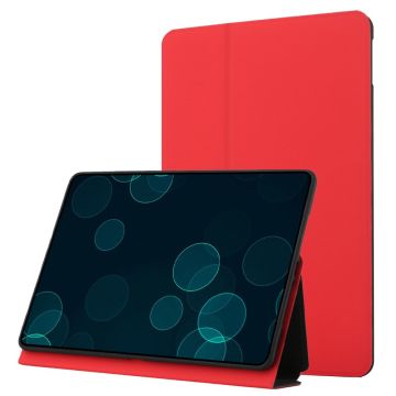 Lenovo Tab M10 FHD Plus ensfarget skinnveske - Rød