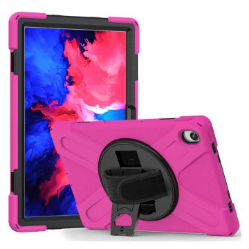 Lenovo Tab P11 360 svingbar kickstandholder + silikonetui - Rose