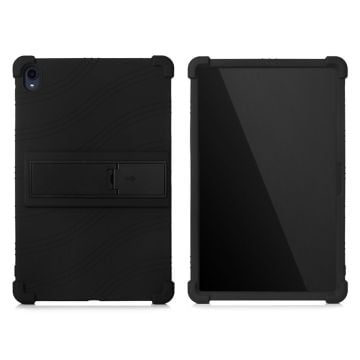 Lenovo Tab P11 uttrekkbart silikonetui med kickstand - Svart