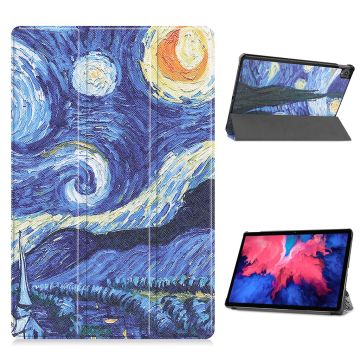 Lenovo Tab P11 Mønstret Lær Flippetui - Painting