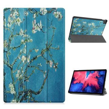 Lenovo Tab P11 Mønstret Lær Flippetui - Nydelig Blomst