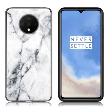 Fantasy Marble OnePlus 7T deksel - Hvit