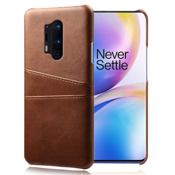 Dual Card etuit - OnePlus 8 Pro - Brun