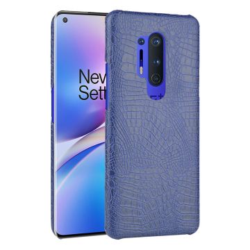 Croco etuit - OnePlus 8 Pro - Dark Blue