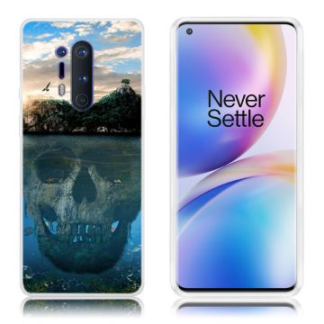 Deco OnePlus 8 Pro deksel - Hodeskalle refleksjon