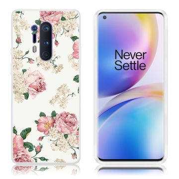 Deco OnePlus 8 Pro deksel - Rose blomst